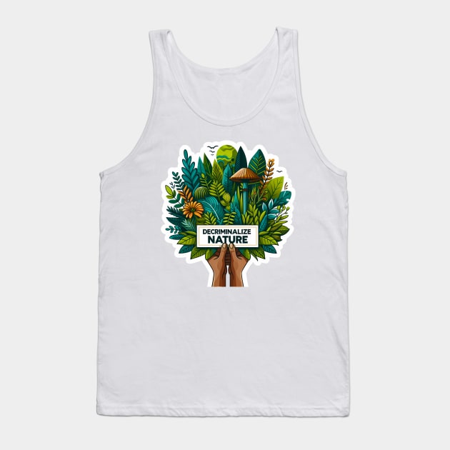 Embrace the Green Revolution Tank Top by STICKERSPRITZ